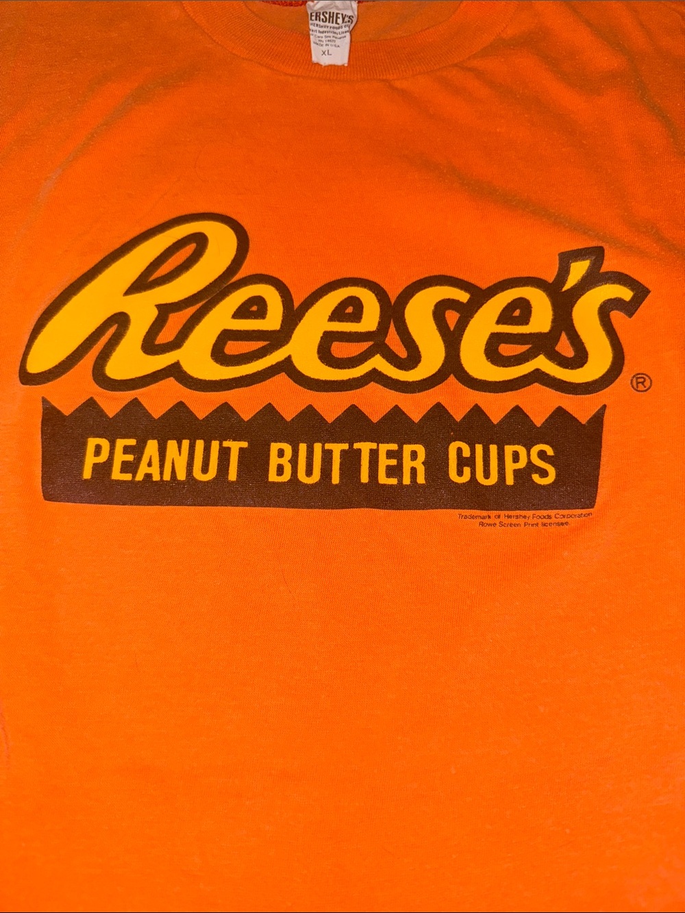 Reeces peanut butter cups vintage single stitch shirt large 90s - Picture 2 of 5